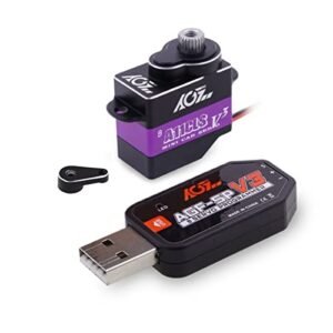 AGFRC A11CLS V3 Coreless Mini Z Car Servo and AGF SPV3 Servo Programmer Combo