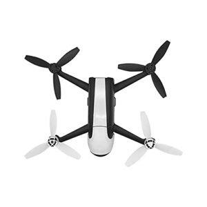 4 pcs Replacement Propeller for Parrot Bebop 2.0 Drone Quick Release Blade Props Screw Wing Fan Accessory Spare Parts Ideal for RC Flying Wing Plans Free Enthusiasts Color 2 Black 2 White
