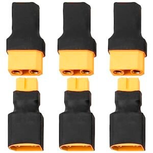 HIRCQOO XT90 to XT60 Adapter Connector 3Pairs Set for RC Vehicles Lipo Battery ESC Charger