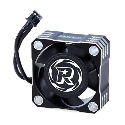 SpeedyRC 25mm High Speed Cooling Fan 32000RPM for 1/12 Scale RC Car Bodies ESC Heat Dissipation Black Silver