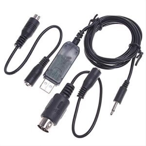 Flysky FS SM100 USB Simulator Cable Adapter for RC Helicopter Simulator for Mac Compatible with Flysky FS i6 FS i4 FS TH9X FS T6 FS T4B FS GT3 FS GT2 Remote Controller