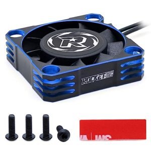 Surpass Hobby 40mm 16000RPM Cooling Fan for Steering Motor in RC Cars Black Blue