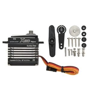 Astibym RC Car Servo 80KG High Torsion Brushless Motor for Vintage Dumas RC Boats and 1/8 1/10 Scale Models