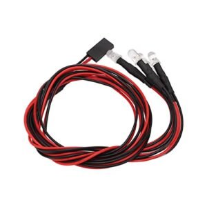 5 Sets 4 LED High Brightness RC Car Light Kit for Dirt Modified RC Car Headlights and Body Parts