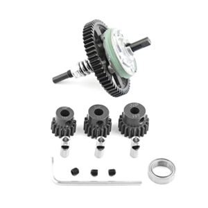 Rock Force 4X4 RC Buggy Parts Slipper Clutch 6878 Steel Diff Gear 32P 54T Spur Gear with 15T 17T 19T Pinions Gear Sets for 1/10 Traxxas Stampede 4X4 Rustler 4X4 Slash 4X4