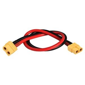 MEIRIYFA XT60 Female to Female Extension Cable 33.5CM 12AWG Wire for RC Lipo Battery