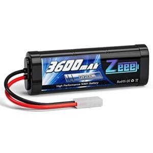 Zeee 7.2V 3600mAh NiMH High Power RC Truck Battery with Tamiya Connector for Racing Hobby