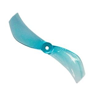 Gemfan 1610 40mm 2-Blade Propeller - Clear Blue - 1.5mm Shaft (Set of 8) - 5mm - Blue