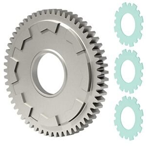 EPINON Metal Steel 57T Spur Gear 0.8Mod Differential Gear Compatible with Big Lama RC Helicopter and 1/10 Arrma Granite Senton Vorteks Big Rock 1/8 Typhon Upgrade Replace ARA310947