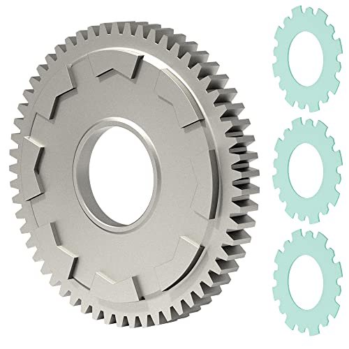 EPINON Metal Steel 57T Spur Gear 0.8Mod Differential Gear Compatible with Big Lama RC Helicopter and 1/10 Arrma Granite Senton Vorteks Big Rock 1/8 Typhon Upgrade Replace ARA310947