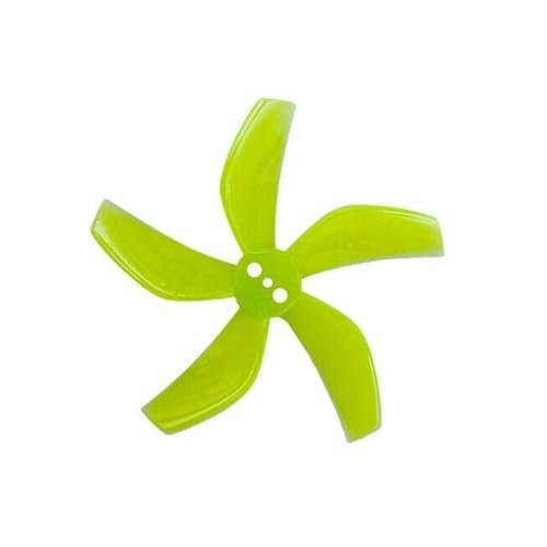 Gemfan D51 Ducted 5 Blade 51mm CineWhoop Propeller Set of 8 1.9 Inch Yellow