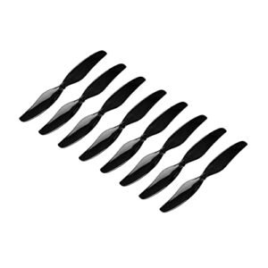 Gemfan 75mm 3 Inch 2 Blade Toothpick Propeller 1mm Shaft Set of 8 Black