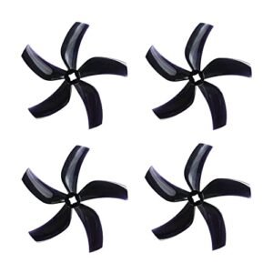 Gemfan D90 90mm 3.5 Inch 5 Blade Ducted Cinewhoop Propeller Set of 4 with M5 Adapters Black 5.5mm