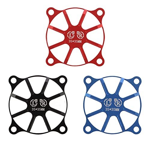 XYZ Brand 3pcs RC Fan Cover Aluminum Alloy Ball Bearing Cooling Fan 35mm for RC Model Warships