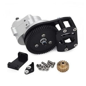 Gizmo RC Metal D90 Single Speed Transmission Gearbox Clockable Motor Compatible with 1/10 RC Crawler RC4WD Gelande II FJ40 G2 D110 DefenderTF2