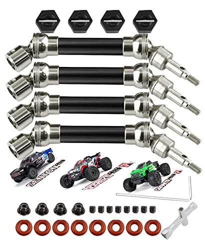 RCMYou Drive Shaft CVD Axles for 1/10 Arrma Senton Granite 3s Blx Mega550 Vortek 3s Blx 4Pcs RC Upgrades Parts Including RC Body Templates
