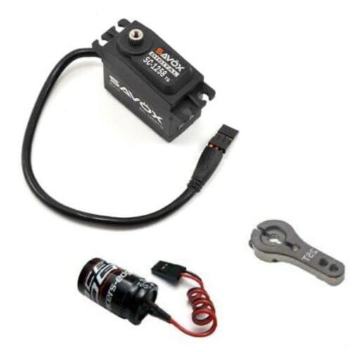Savox SC 1258TG Black Edition Titanium Gear Servo with Glitch Buster Black Horn and CHICAGOLAND RC Coupon