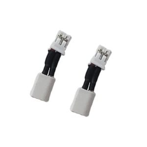 DKNTZO 2 PCS Short 1S Hollow Cup Lithium Battery Adapter Cable PH2.0 to BT2.0 Male Female Connector for F 117 RC Jet Drone