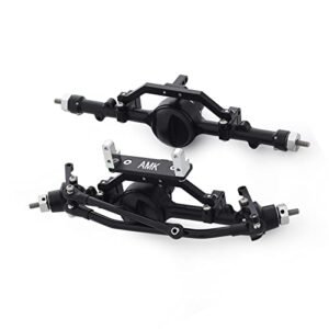 RC 4WD CNC Aluminum Alloy Front Rear Axle Stands Complete Set for 1/10 RC Crawler Gelande II TF2 D110 Yota II