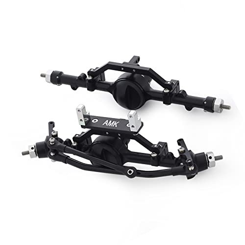RC 4WD CNC Aluminum Alloy Front Rear Axle Stands Complete Set for 1/10 RC Crawler Gelande II TF2 D110 Yota II