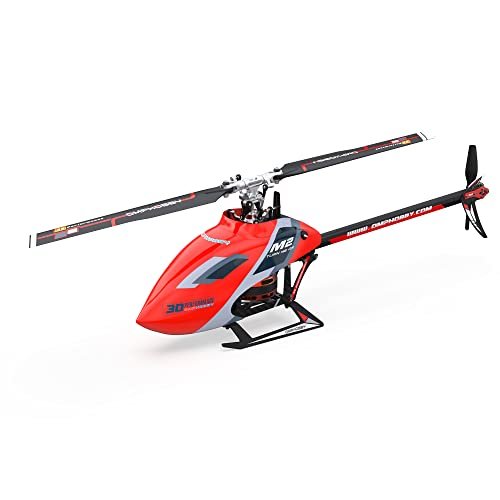 OMPHOBBY M2 EVO 3D RC Helicopter Simulator with Dual Brushless Motors Direct Drive 6 Channel Outdoor Flying