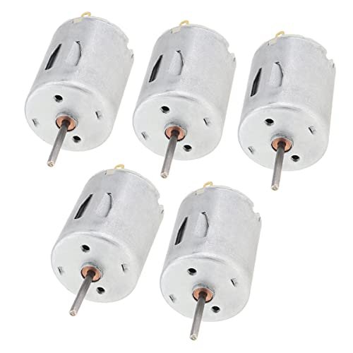 ChgImposs 5PCS R280 DC Motor 12 24V 24000RPM High Speed Micro Motor Ideal for RC Gas Boat Water Pump DIY Toys and More