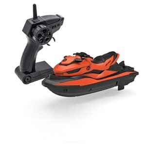 NEXTAKE F 14 RC Jet Remote Control Motorboat 1/14 Scale High Speed Dual Motor Pool Toy Orange