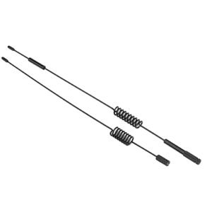 Vatos RC Car Parts Simulation Antenna 2 Pcs Metal Decoration Accessory for Traxxas HSP Redcat Axial SCX10 D90 HPI 1 10 Scale RC Crawler Car