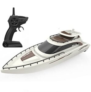 Ssccgym 4CH Electric RC Boat Hardware Double Motor Remote Control Sail Cruise Ship for Kids 8 Years and Up