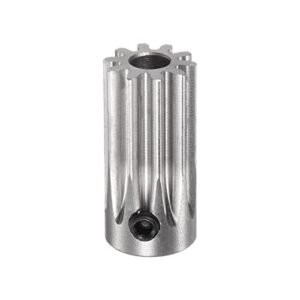 HARFINGTON Straight Spur Pinion Gear 5mm Bore 10T Mod 1 Stainless Steel Spur Diff Differential Motor Gear RC Car Replacement Parts