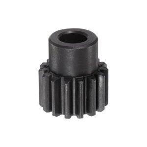 HARFINGTON Iron Track Bowie RC Truck Step Spur Pinion Gear 10mm Bore 15T Mod 1.5 Cast Iron Spur Diff Differential Motor Gear Replacement Parts