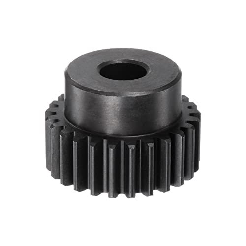 HARFINGTON Step Spur Pinion Gear 12mm Bore 25T Mod 1.5 Cast Iron Compatible with Nissan ZEOD RC 1.5 L Three Cylinder Engine