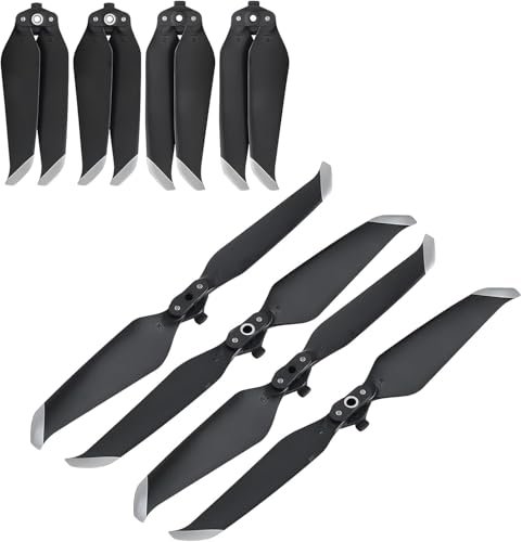 DJI Mavic Air 2 Air 2s Propellers 8pcs Silver Tips Low Noise Replacement Blades Essential RC Boat Tips