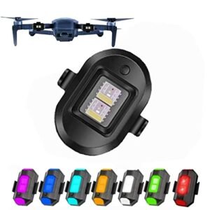PUYREEINN Air Hogs Sharpshooter Long Shot RC Helicopter Strobe Lights Anti Collision RGB LED Lighting for Enhanced Visibility