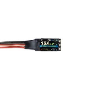 FLYCOLOR 15A ESC Electric RC Trainer Airplane Brushless Motor Speed Controller with 5V 2A BEC for 2S 4S LiPo Radiolink A560 Replacement