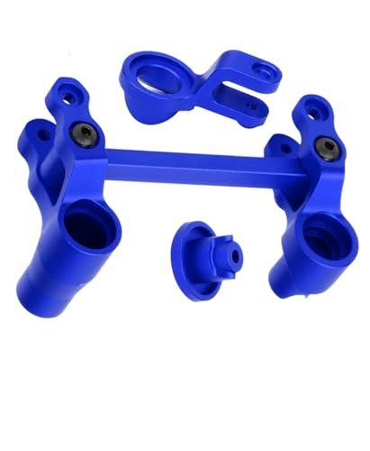 Rcarmumb RC Upgrades Part Steering Bellcranks for RC O&K Excavator 1/10 WideMaxx Maxx Aluminum Servo Saver Draglink Hops Up Set Replace 8946 Navy Blue