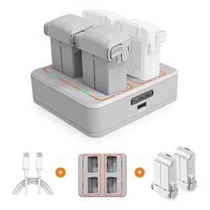 DJI Mini 3 Pro Intelligent Flight Battery Plus 3850mAh and Two Way Charging Hub Compatible with Mini 4 Pro Mini 3 Mini 3 Pro Drone Accessories