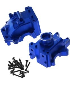 RCarmumb Aluminum Alloy Gear Box Housing Upgrade for 1/8 RC Nitro Monster Truck Sledge 4WD Model 95076 4 Replace 9529 Navy Blue 1 Set