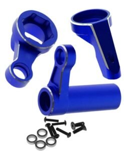 Rcarmumb Aluminum Servo Saver Steering Upgrades for 1/8 Sledge 4WD Monster Truck Perfect for RC Fire Truck San Francisco Enthusiasts Navy Blue