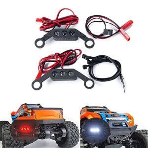 Traxxas 1 10th RC Body Front Rear LED Light Spotlight Upgrade for Maxx WideMaxx Small X 89086 4