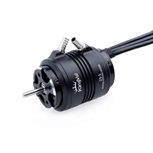 KingVal Replacement 2948 4800KV Brushless Motor Shaft 3.175mm with Water Cooling Jacket for Hydro Rebel RC Boat