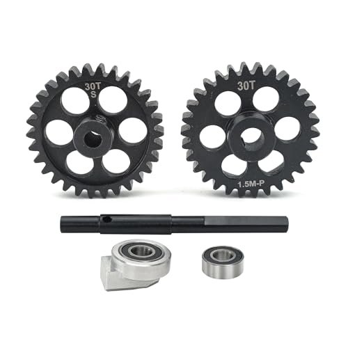 VITAVON CNC 45 HD 1.5Mod 30T Pinion Spur Gear Combo for Traxxas X MAXX 1 5