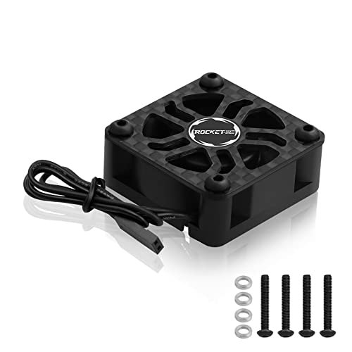 ARRAROWN RC Motor Cooling Fans 30mm 27000 RPM for 1/8 RC Car Buggy Truck High Performance Replacement