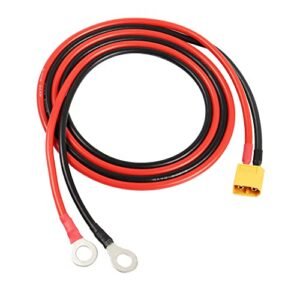 RIIEYOCA XT60 to O Ring Terminal Cable 1M 12AWG Silicon Wire for RC Plane Groups FPV Racing Drone