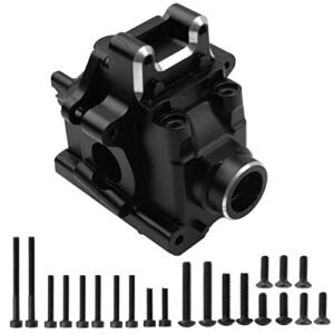 Vgoohobby Aluminum Alloy Gearbox Housing Cover for Traxxas 1/8 Sledge 4WD RC Monster Truck Upgrade Parts 9529 Black