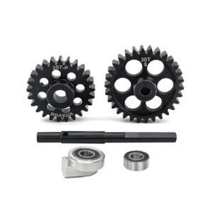 VITAVON CNC 45 HD 1.5Mod 25 30T Pinion Spur Gear Combo for Traxxas X MAXX 1/5 Scale
