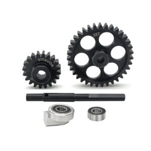 VITAVON CNC 45 HD 1.5Mod 20T 35T Pinion Spur Gear Combo for Traxxas X MAXX 1/5 Scale