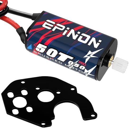 EPINON 050 50T Brushed Motor with Metal Mount for AXIAL SCX24 Exploring Brushed Motor vs Brushless Motor in RC Performance