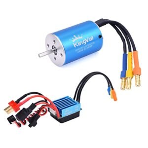 KingVal 2838 3200KV Brushless Motor with 35A ESC Combo for GTB RC Car 1/14 1/16 Scale Models