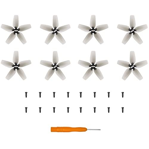 8 Pcs Original Avata Propellers Replacement for DJI Avata Drone Accessories Optimized for RC Plane Thrust to Weight Ratio